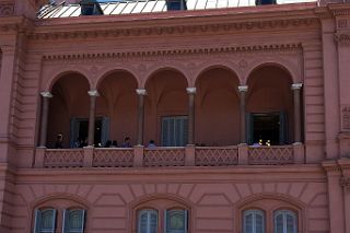 44 Balcony Overlooking the Plaza de Mayo Where Eva Peron Gave Speeches Casa Rosado Plaza de Mayo Buenos Aires